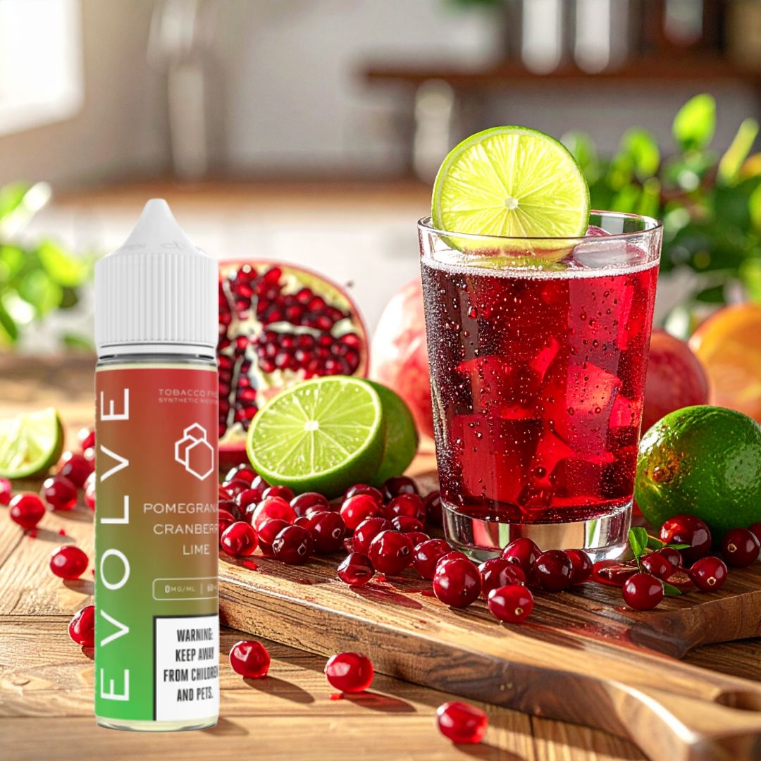 Pomegranate Cranberry Lime E-Liquid Evolve 
