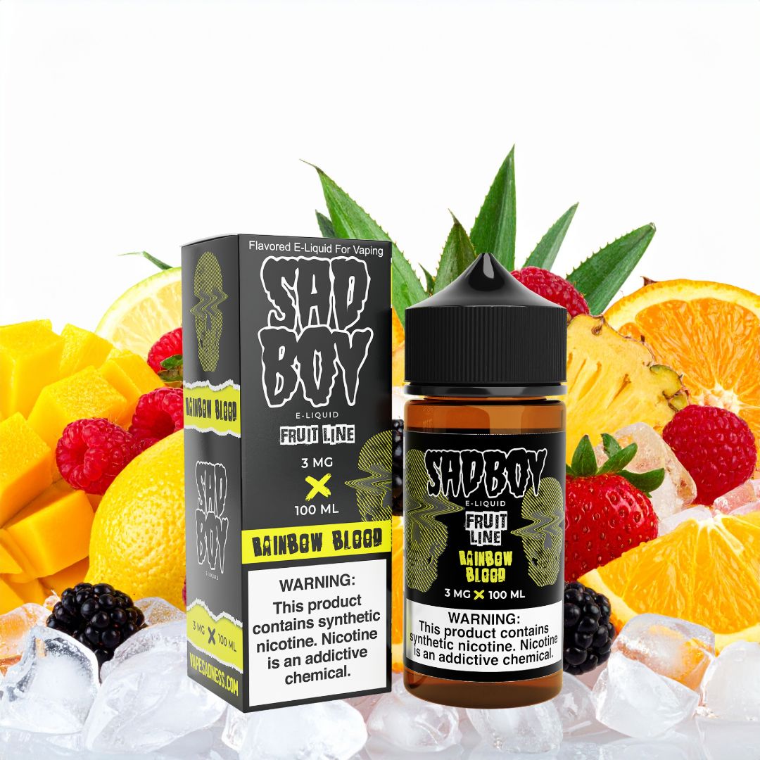 Rainbow Blood Ice E-Liquid Sadboy 