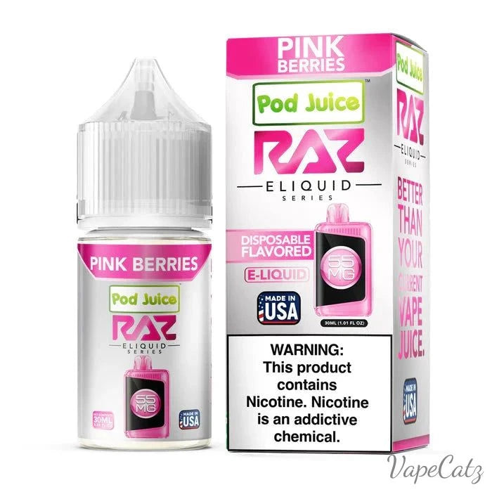 Raz Pod Juice High Content Salt E-Liquid High Content Salt E-Liquid 
