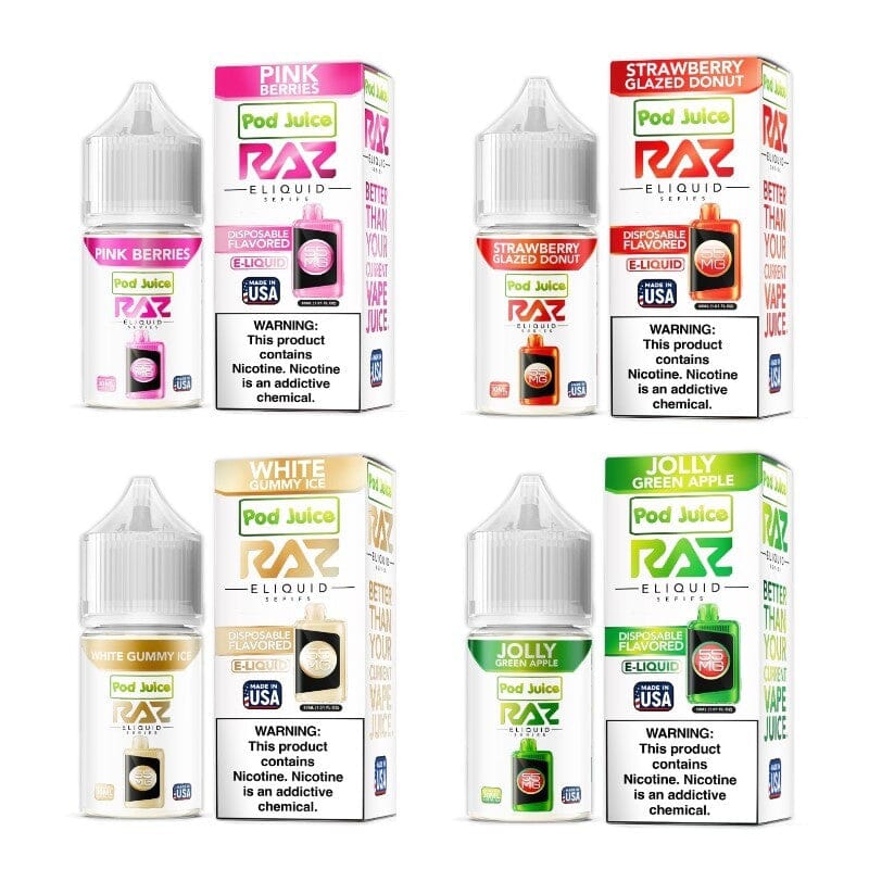 Raz Pod Juice salts High Content Salt E-Liquid High Content Salt E-Liquid 
