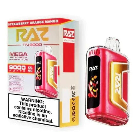 RAZ TN9000 Disposable Wicked & Vivi's House Strawberry Orange Mango 
