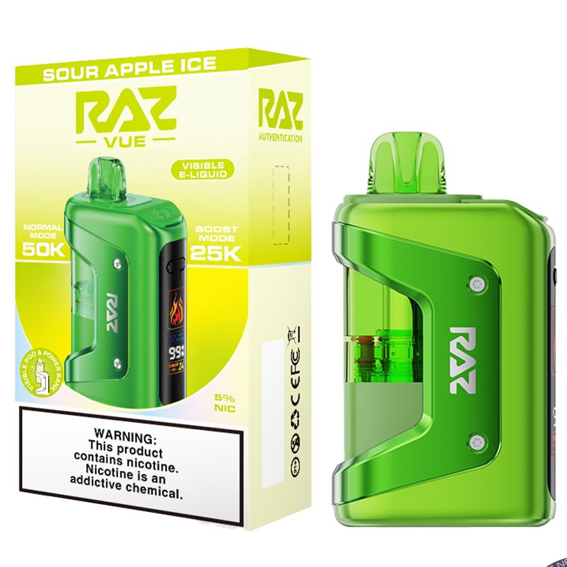 Raz Vue Disposable Wicked & Vivi's House Sour Apple Ice 