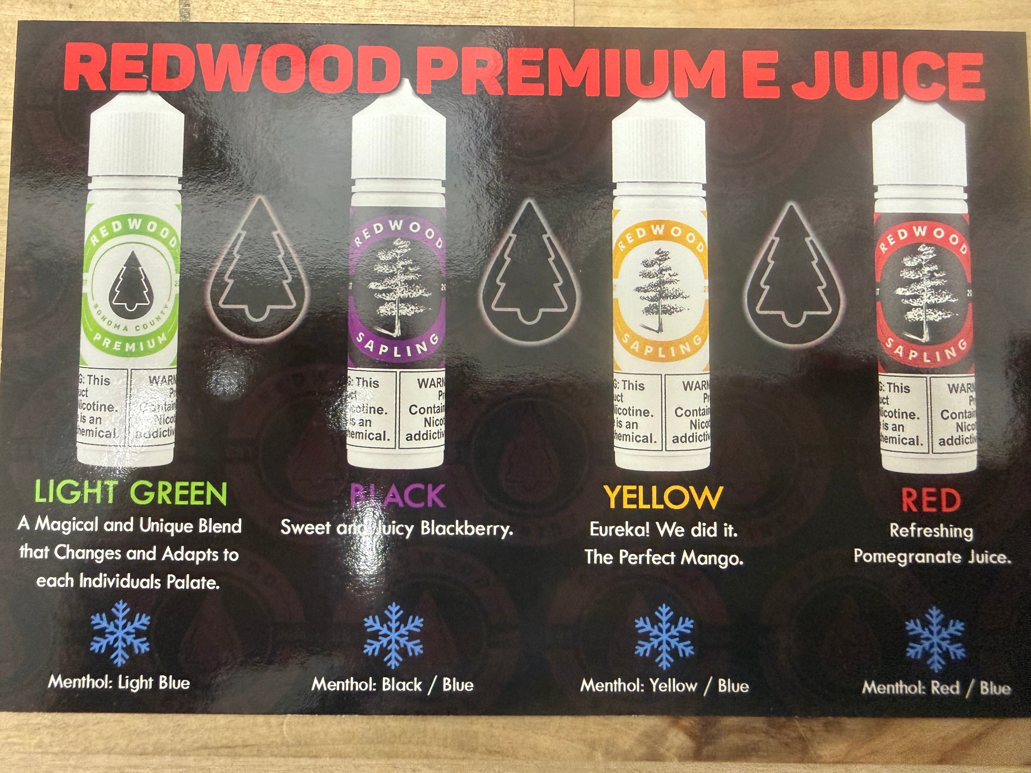 Redwood Premium E Juice E-Liquid RedWood 