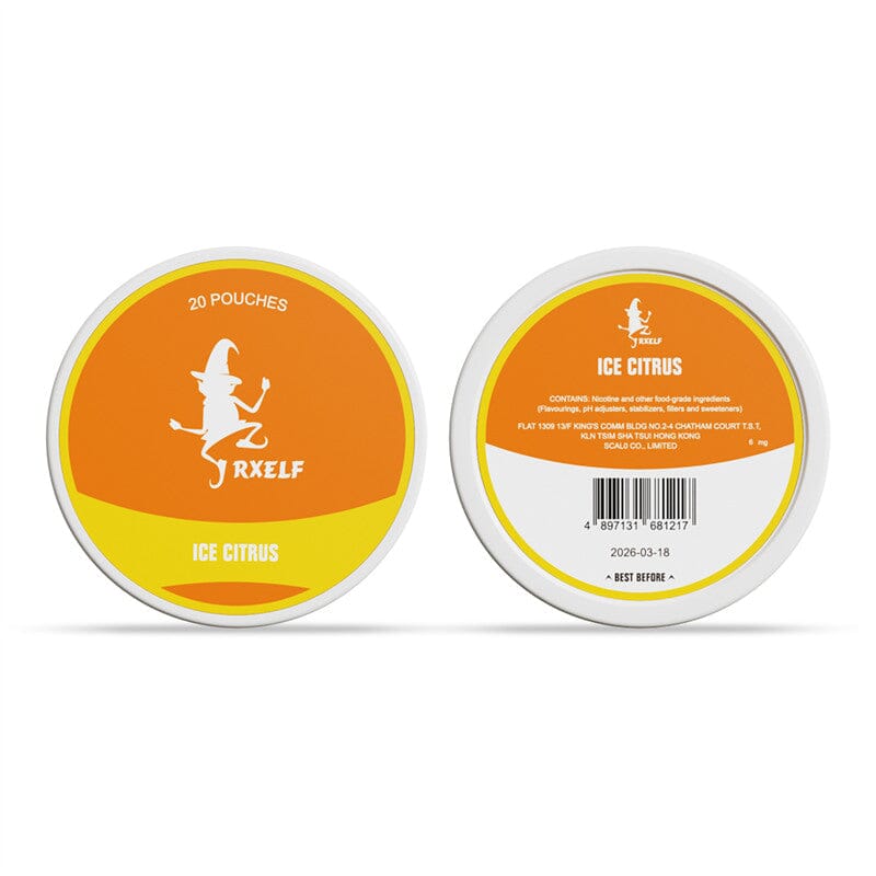 RXELF Nicotine Pouches (20 Pouches/pack) Pouches G Pulse Ice Citrus 6mg Single Can 