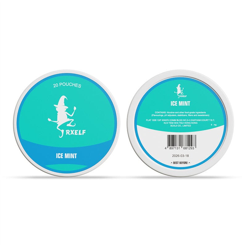 RXELF Nicotine Pouches (20 Pouches/pack) Pouches G Pulse Ice Mint 6mg Single Can 