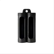Silicone Battery Case 18650 Dual or Triple - Black Vape Accessories Battery 