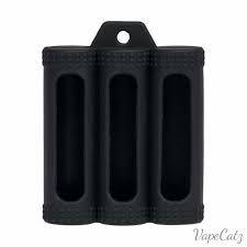 Silicone Battery Case 18650 Triple Vape Accessories Battery Black 