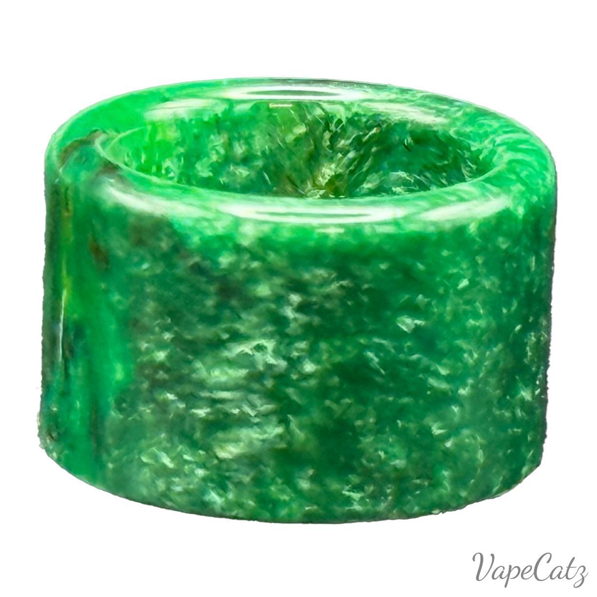SMOK TFV16 / TFV18 Marbled Replacement Tip - Several Options F13 Vape Accessories 810 Drip Tip Short Stubby - Green Blend 