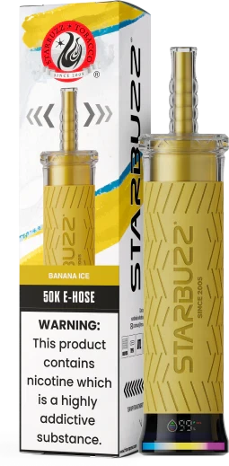 Starbuzz E-Hose 50K Disposable Wicked & Vivi's House Banana Ice 
