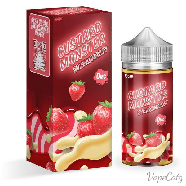 Strawberry Custard Monster Custard Monster  - Wicked & Vivi's House - Vape Catz