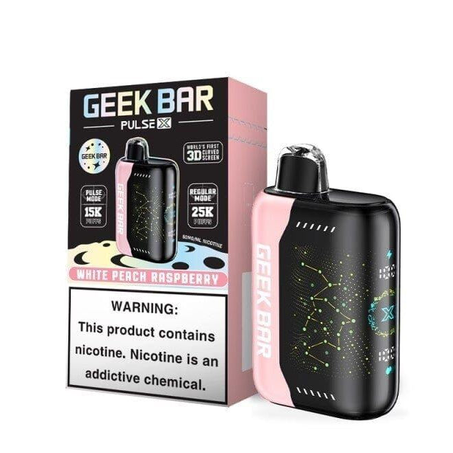The Geek Bar Pulse X Slush Edition Disposable Wicked & Vivi's House Peach Perfect Slush 