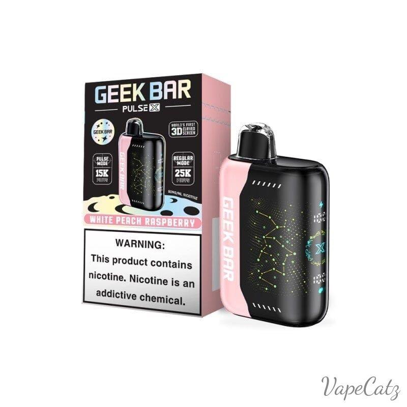 The Geek Bar Pulse X Slush Edition Disposable Wicked & Vivi's House Peach Perfect Slush 