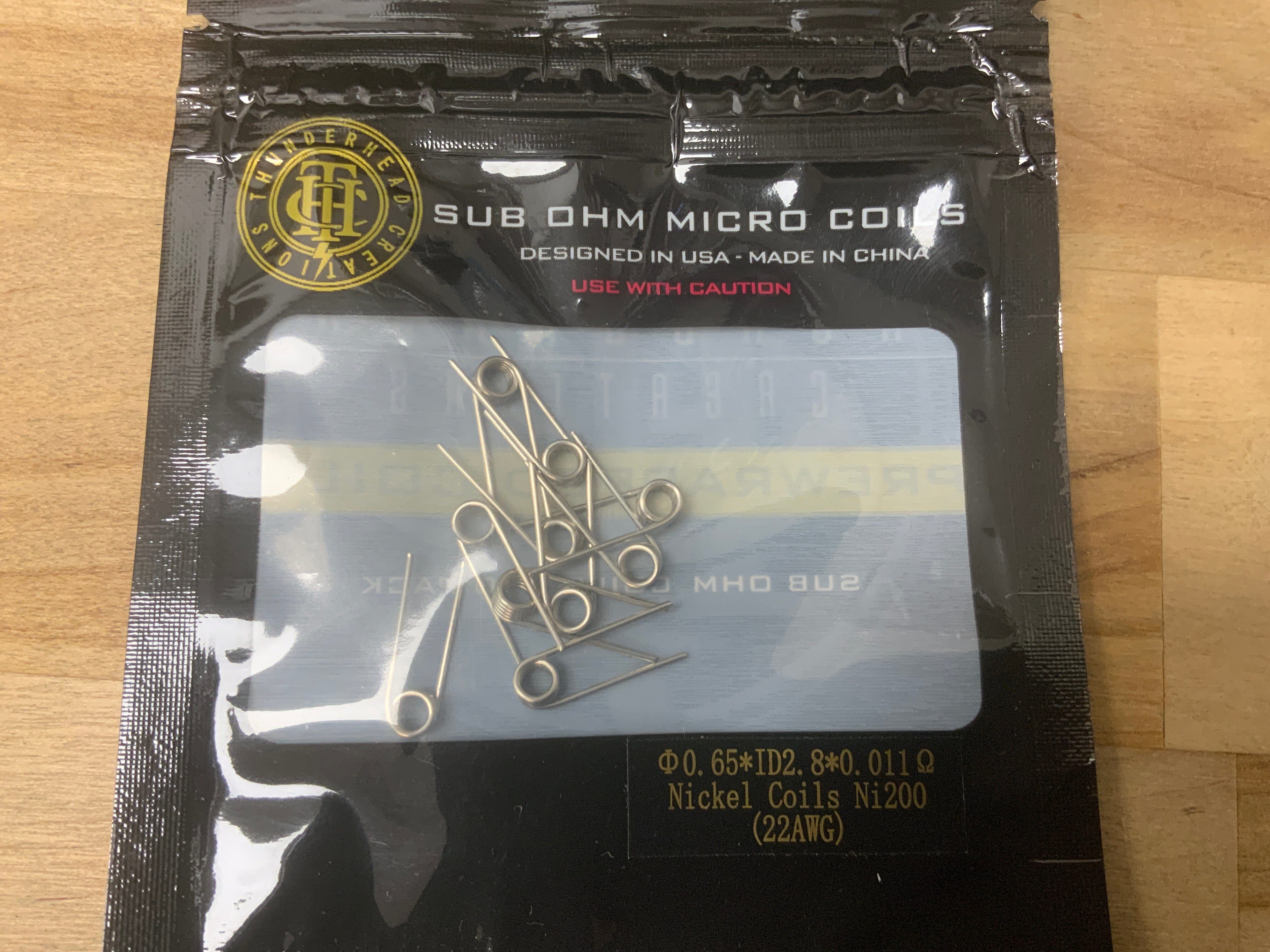 Thunderhead Sub-Ohm Micro Coils Vape Accessories Wire 0.11 Nickel Coils Ni200 