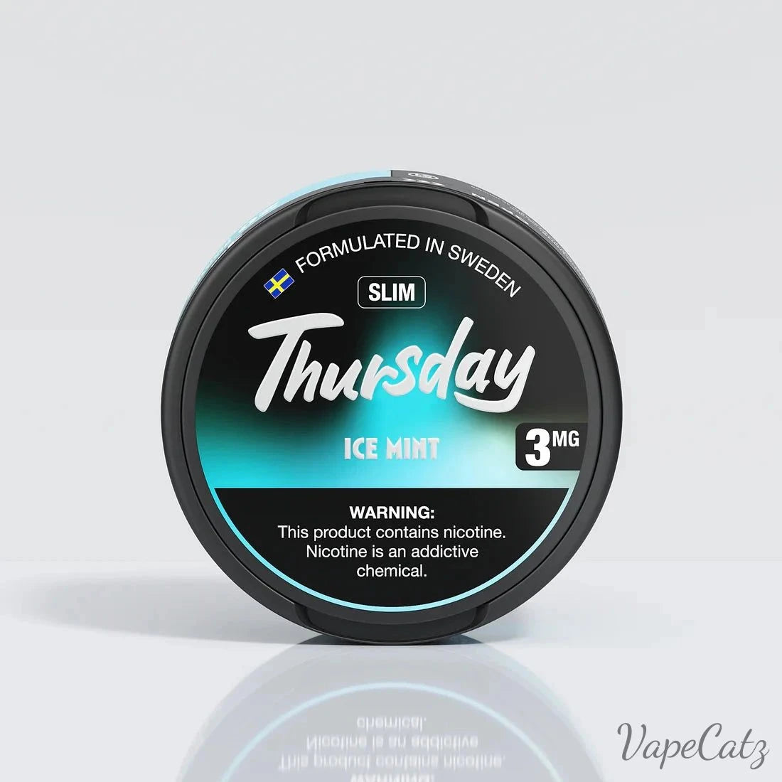 Thursday Slim & Moist Pouches Pouches Thursday Ice Mint 3mg Single Can 
