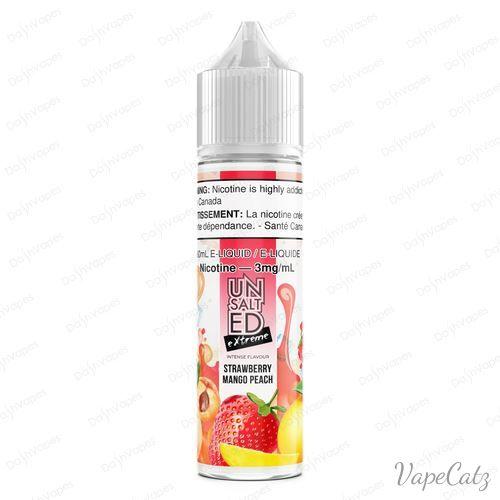 Unsalted - EXTREME Strawberry Mango Peach E-liquid UN-SALT-ED 