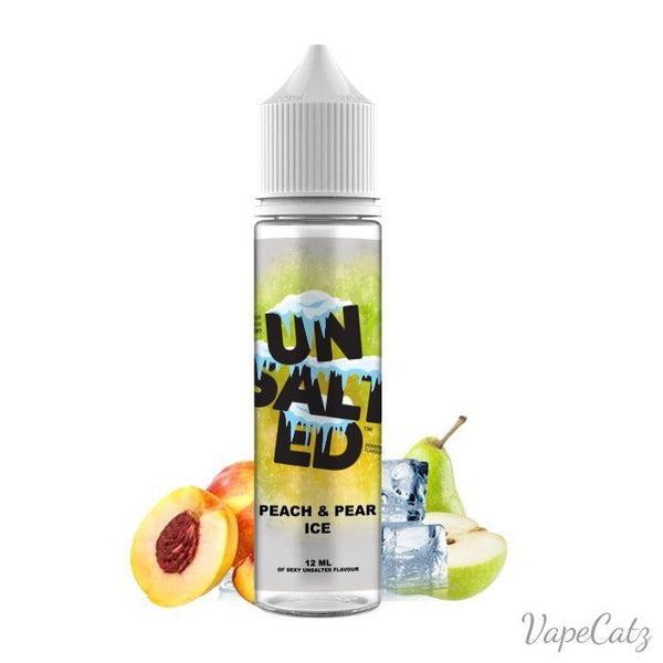 Unsalted Peach Pear Ice UN-SALT-ED  - Wicked & Vivi's House - Vape Catz