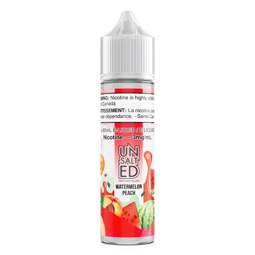 UnSalted - Watermelon Peach E-Liquid UN-SALT-ED 