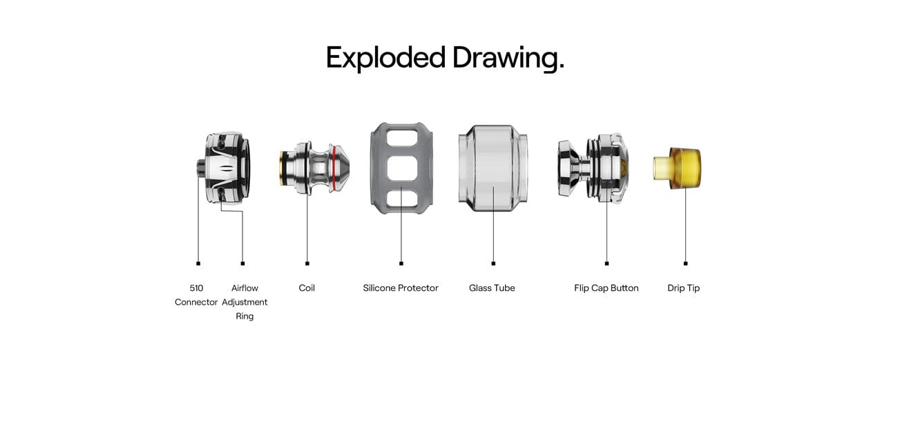 Uwell Valyrian 4 Sub Ohm Tank 8.5ml (32mm) Classic Collection Classic Collection 