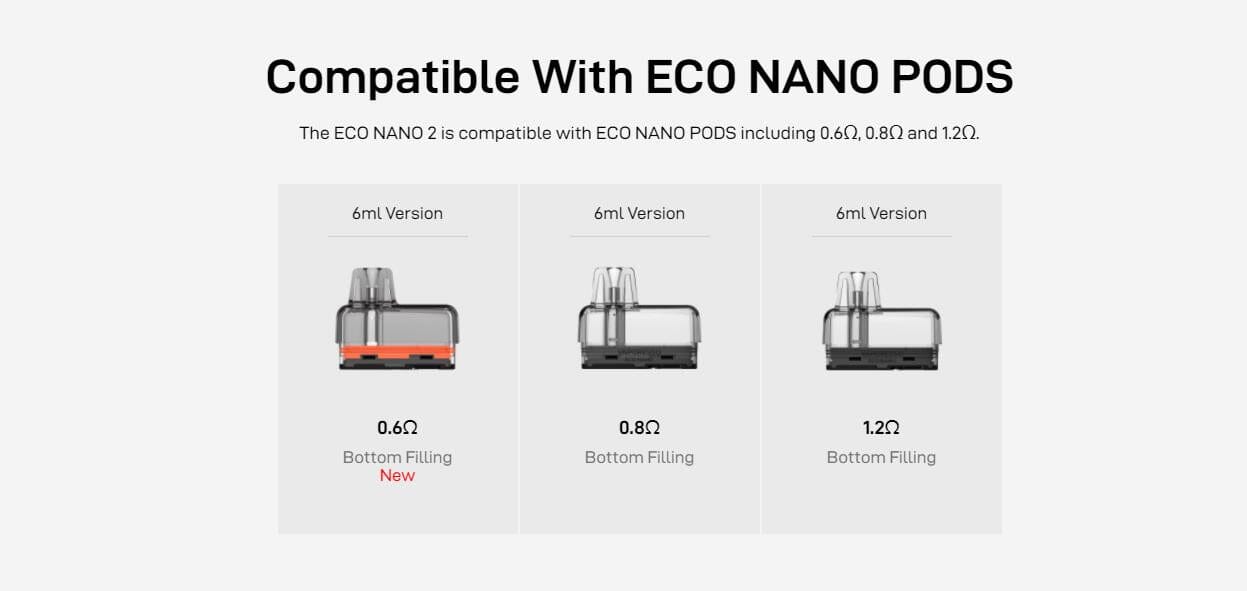 Vaporesso ECO Nano 2 Pod System Kit 1000mAh 6ml Classic Collection Classic Collection 