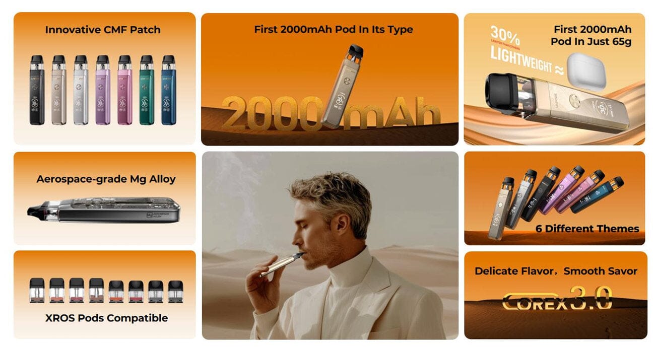 Vaporesso XROS PRO 2 Pod System Kit 2000mAh 3ml (Max 30W) Classic Collection Classic Collection 