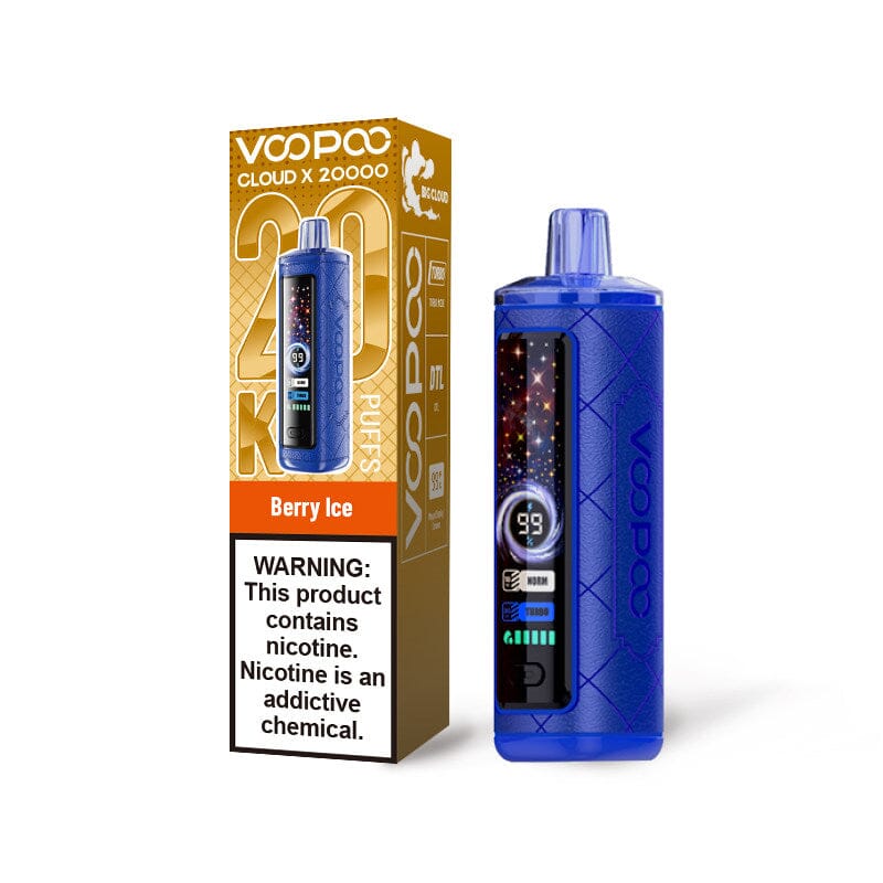 VOOPOO Cloud X 20000 20K Puffs Disposable 6mg or 0.6% Disposable Wicked & Vivi's House Berry Ice 