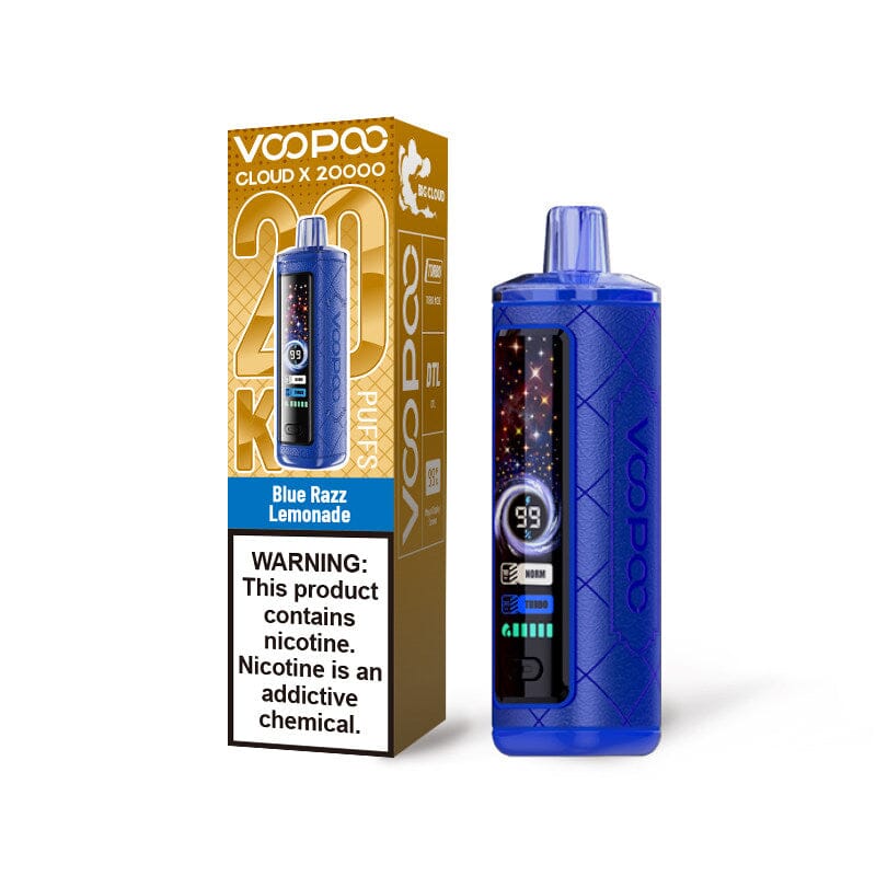 VOOPOO Cloud X 20000 20K Puffs Disposable 6mg or 0.6% Disposable Wicked & Vivi's House Blue Razz Lemonade 