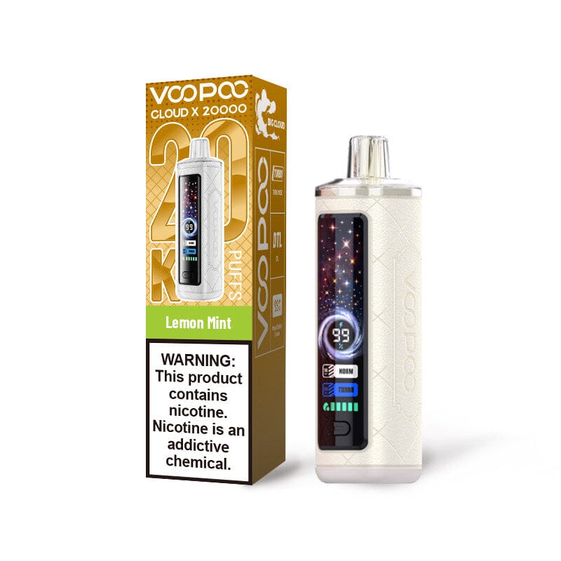 VOOPOO Cloud X 20000 20K Puffs Disposable 6mg or 0.6% Disposable Wicked & Vivi's House Lemon Mint 