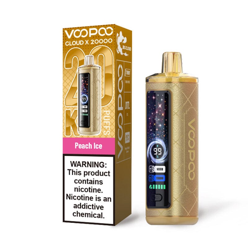 VOOPOO Cloud X 20000 20K Puffs Disposable 6mg or 0.6% Disposable Wicked & Vivi's House Peach Ice 