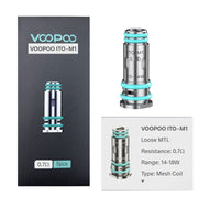 Voopoo ITO Coil for Doric 20 Kit / Doric E / Drag Q Kit / Argus P1 Kit / Argus G Kit / Argus A Kit (5pcs/pack) Coil VooPoo 