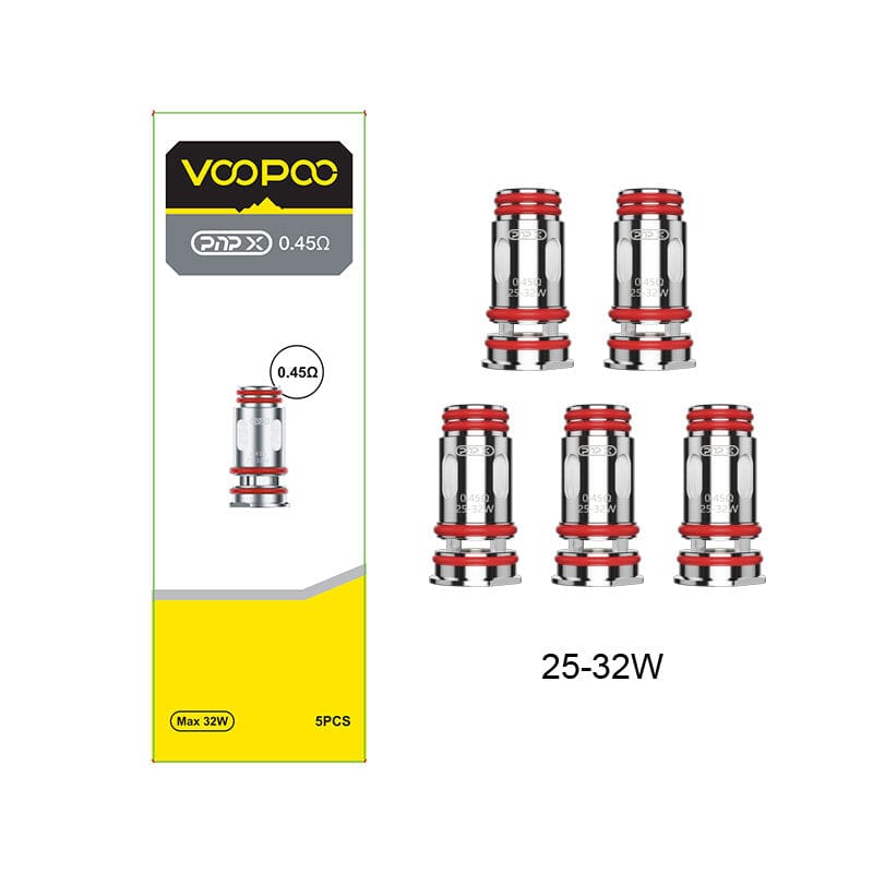 Voopoo PnP X Replacement Coil (5pcs/pack) Classic Collection Classic Collection 0.45ohm(RDL; 25-32W) 