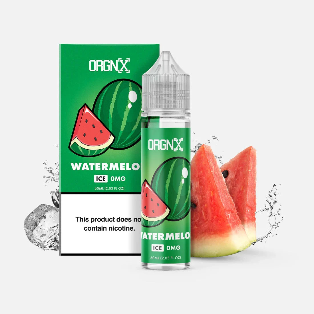 Watermelon Ice E-Liquid 60mL E-liquid ORGNX 