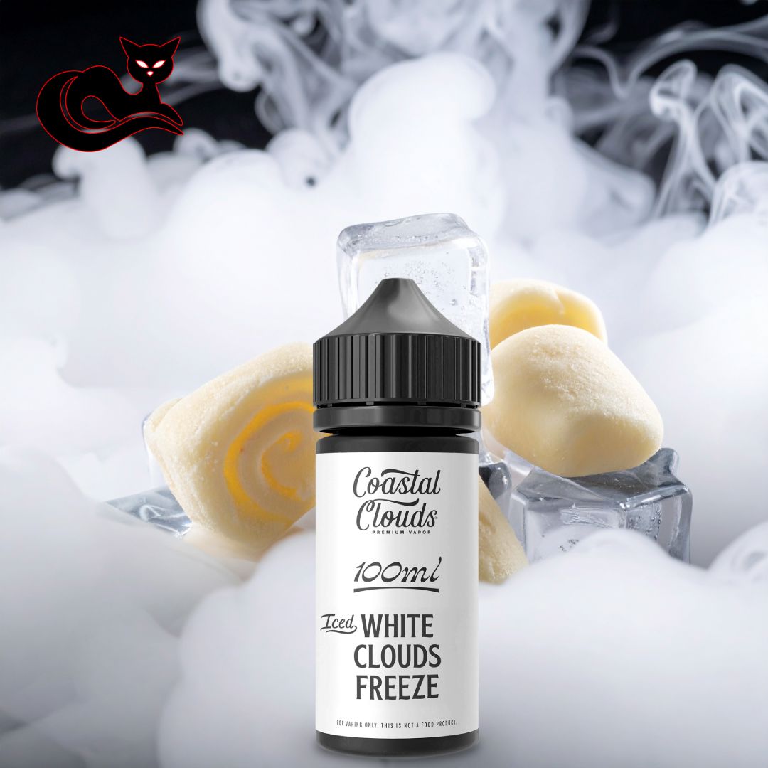 White Clouds Chew 100ml AND Now in ICE! too E-Liquid Coastal Clouds 