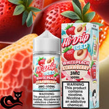 White Peach Strawberry Iced E-liquid HiDrip 