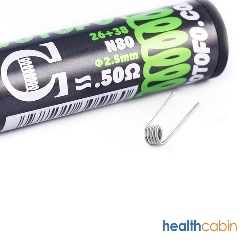 Wotofo Wire - pre built coils - 10 pack Vape Accessories Wire Fused Clapton 0.50 