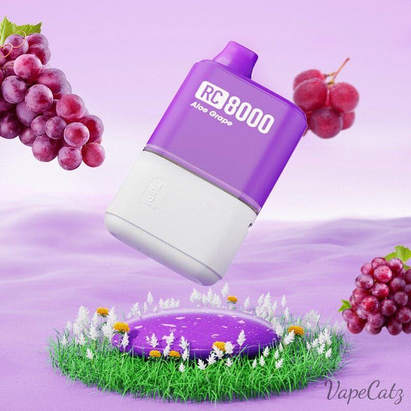 YUMI RC8000 Disposable Vape 20mg Kits Disposable YUMI Aloe Grape 