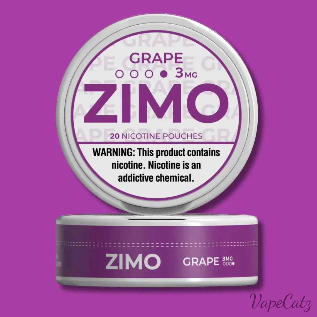Zimo Pouches Pouches Zimo Pouches Grape 8mg Single Can 