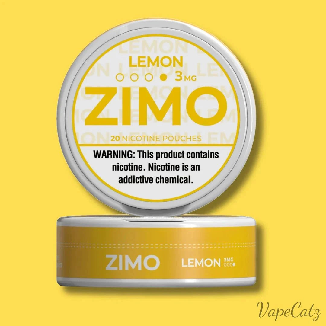 Zimo Pouches Pouches Zimo Pouches Lemon 3mg 5 Roll Pack 