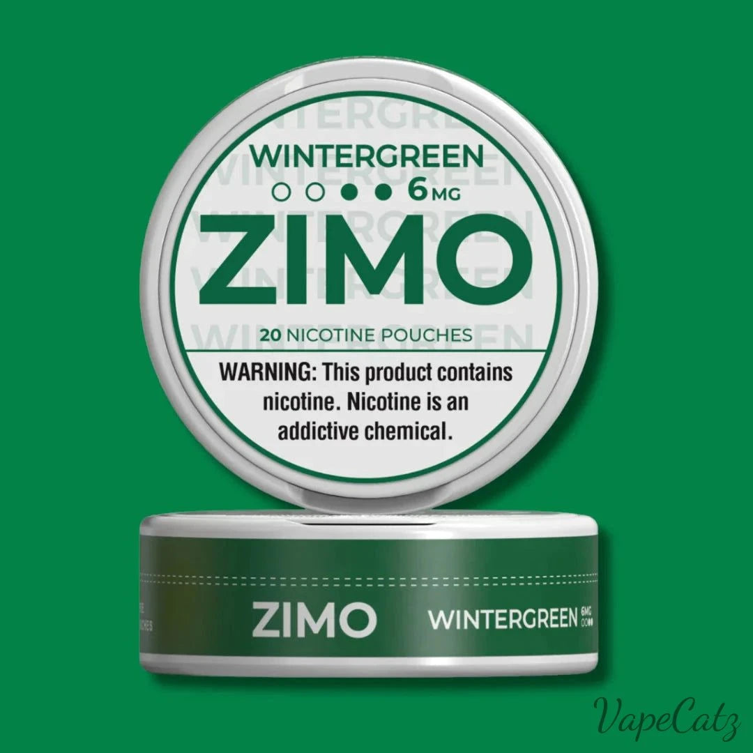 Zimo Pouches Pouches Zimo Pouches WinterGreen 6mg 5 Roll Pack 