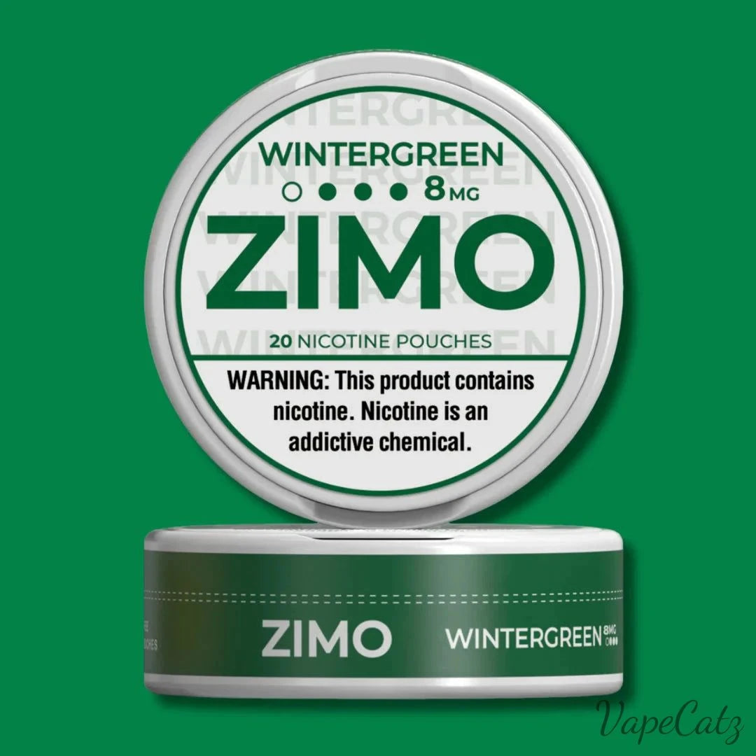 Zimo Pouches Pouches Zimo Pouches WinterGreen 8mg Single Can 