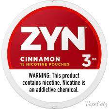 ZYN Cinnamon Nicotine Pouches Can or Roll Pouches Zyn 