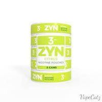 Zyn Citrus Nicotine Pouches Can or Roll Pouches Zyn 3mg 5 Roll pack 