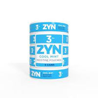 ZYN Cool Mint Nicotine Pouches Can or Roll Pouches Zyn 3mg 5 Roll pack 