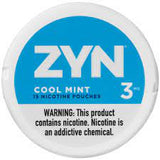 ZYN Cool Mint Nicotine Pouches Can or Roll Pouches Zyn 3mg Single Can 