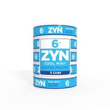 ZYN Cool Mint Nicotine Pouches Can or Roll Pouches Zyn 6mg 5 Roll pack 
