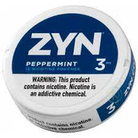 ZYN Peppermint Nicotine Pouches Can or Roll Pouches Zyn 3mg Single Can 