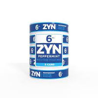 ZYN Peppermint Nicotine Pouches Can or Roll Pouches Zyn 6mg 5 Roll pack 