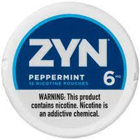 ZYN Peppermint Nicotine Pouches Can or Roll Pouches Zyn 6mg Single Can 