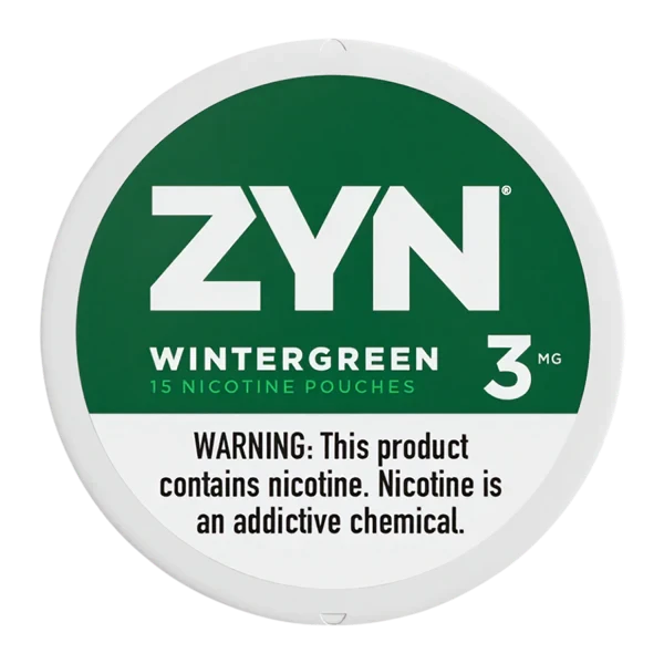 ZYN Pouches USA FDA Approved Pouches ZYN USA Wintergreen 3mg Single Can 