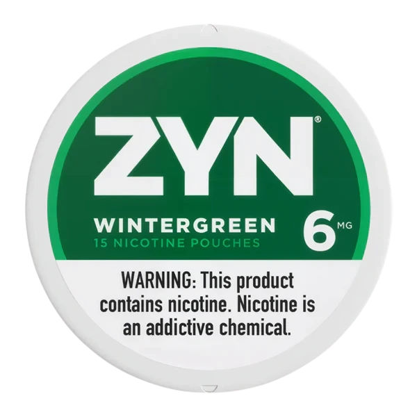 ZYN Pouches USA FDA Approved Pouches ZYN USA Wintergreen 6mg Single Can 