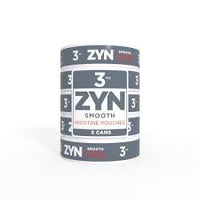 Zyn Smooth Nicotine Pouches Can or Roll Pouches Zyn 3mg 5 Roll pack 